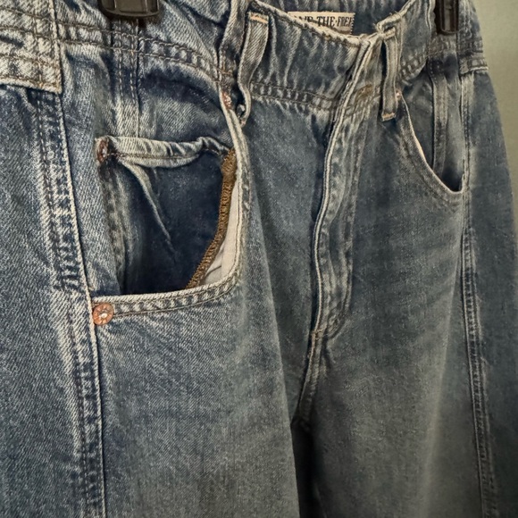 Free People Aster High Rise Straight Jeans for Women 30S NEW - Picture 4 of 5